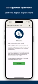 Actuary Exams Practice Test screenshot