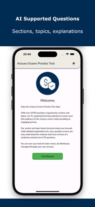 Actuary Exams Practice Test screenshot 2