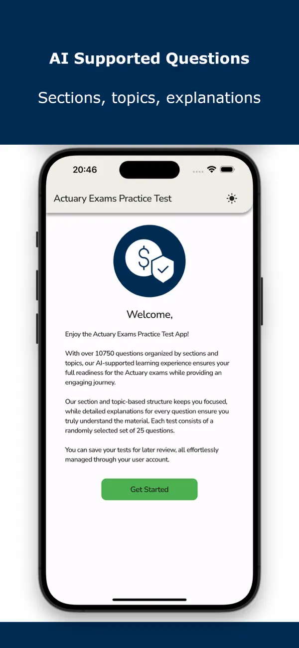 Screenshot #2 pour Actuary Exams Practice Test