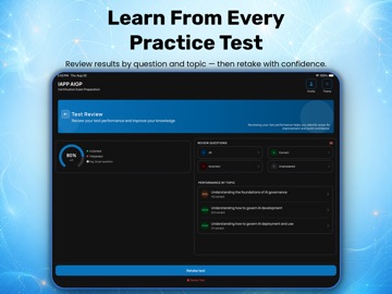 AI Certification Exam Prep iPad screenshot
