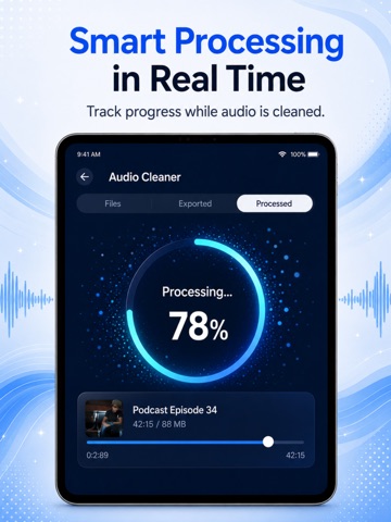 Alua: Audio Cleaner iPad screenshot