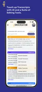 Conversatum - AI Transcription screenshot #4 for iPhone