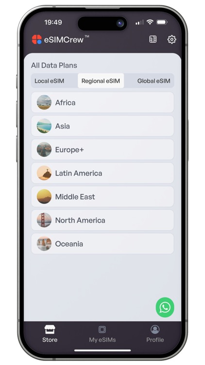 eSIMCrew: Data for Travel eSIM screenshot-4
