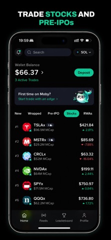 Moby: Trade Smarter iPhone screenshot