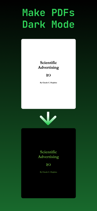 PDFDarkMode - Customize PDFs Screenshot 1 of 4