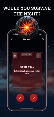 Strange Truths: 80s Party Game iPhone screenshot