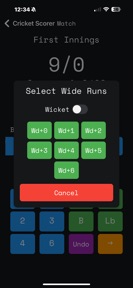 Gully Cricket Scorer screenshot