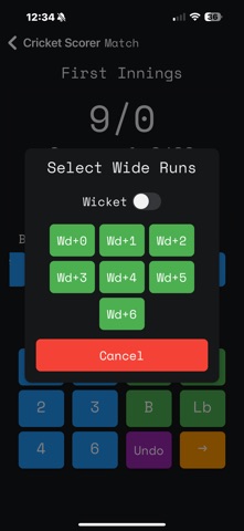 Gully Cricket Scorer iPhone screenshot 7