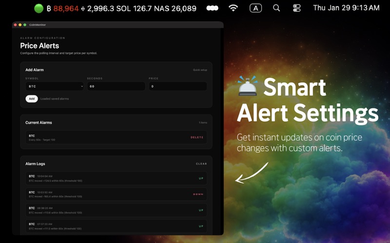 CoinMonitor Bullster screenshot