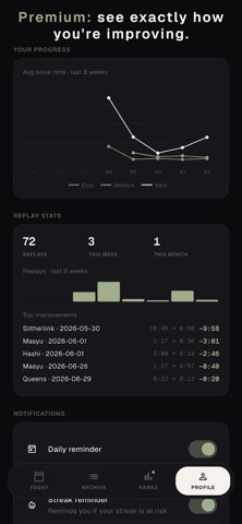 NOREN — Daily Logic Puzzles iPhone screenshot