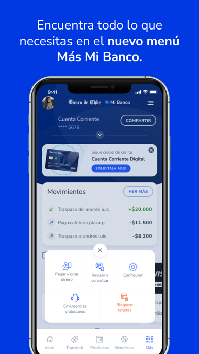 Mi Banco Chile Screenshot