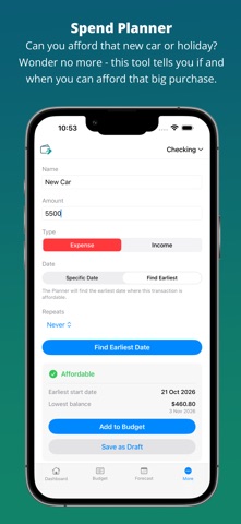 BalanceCast, Budget & Forecast Screenshot 8 of 10