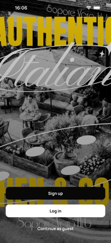 Sapore Vero Hub iPhone screenshot
