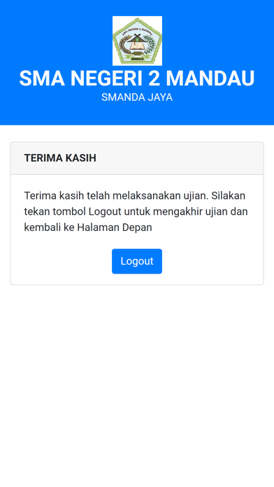EXAM SMAN 2 MANDAU Screenshot