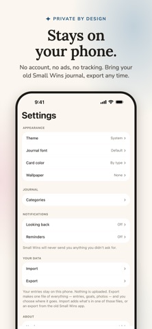 Small Wins: The Journal screenshot 8