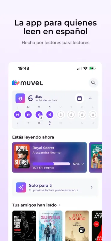 Muvel: registro de lecturas screenshot 1 of 6