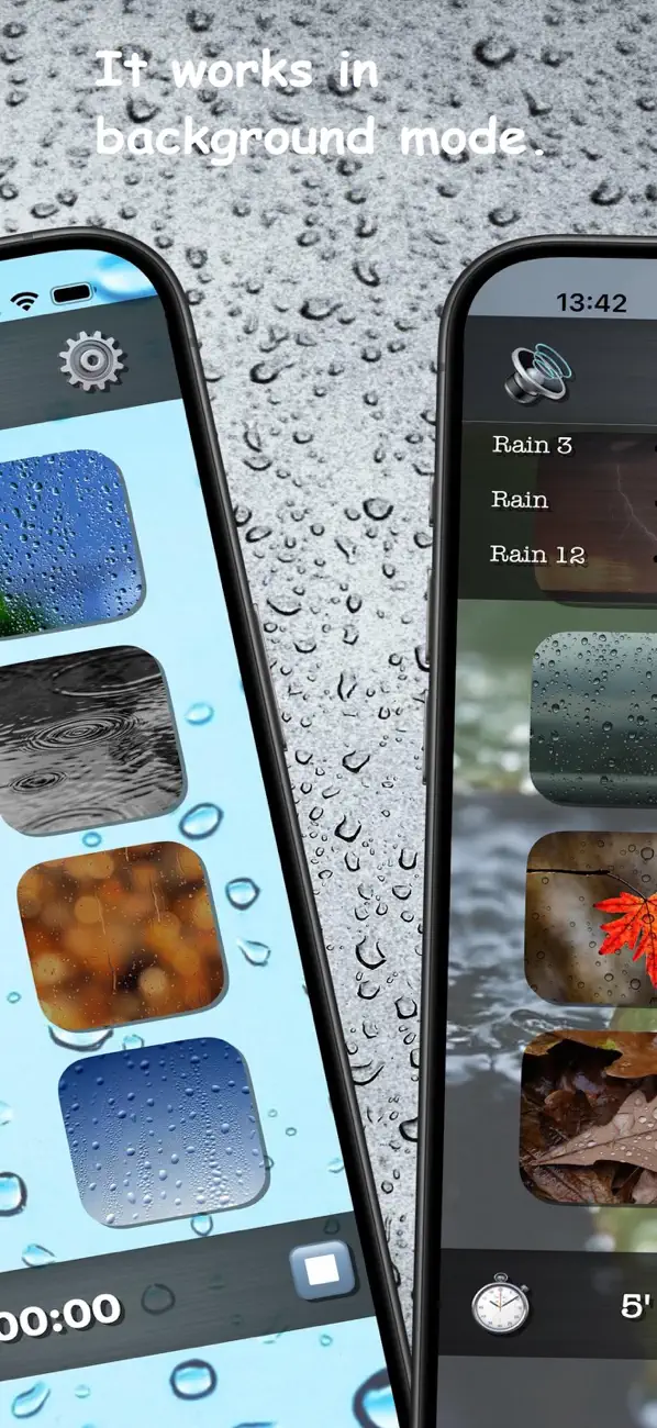 Screenshot #3 pour Sons de pluie | dormir instant