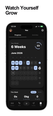 On Mission: Workout Tracker iPhone screenshot