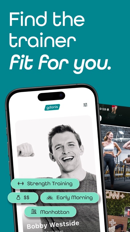 Adonis: Find A Fit Pro Now