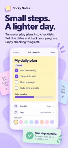 Sticky notes + To do list Screenshot 2 of 4