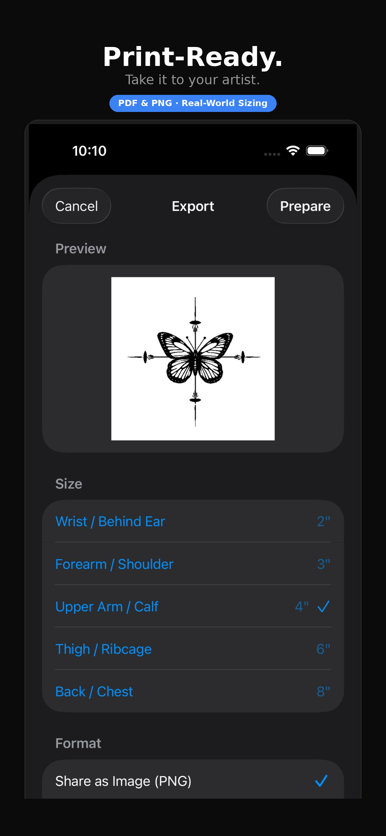 Tattoo Design - AI Stencil