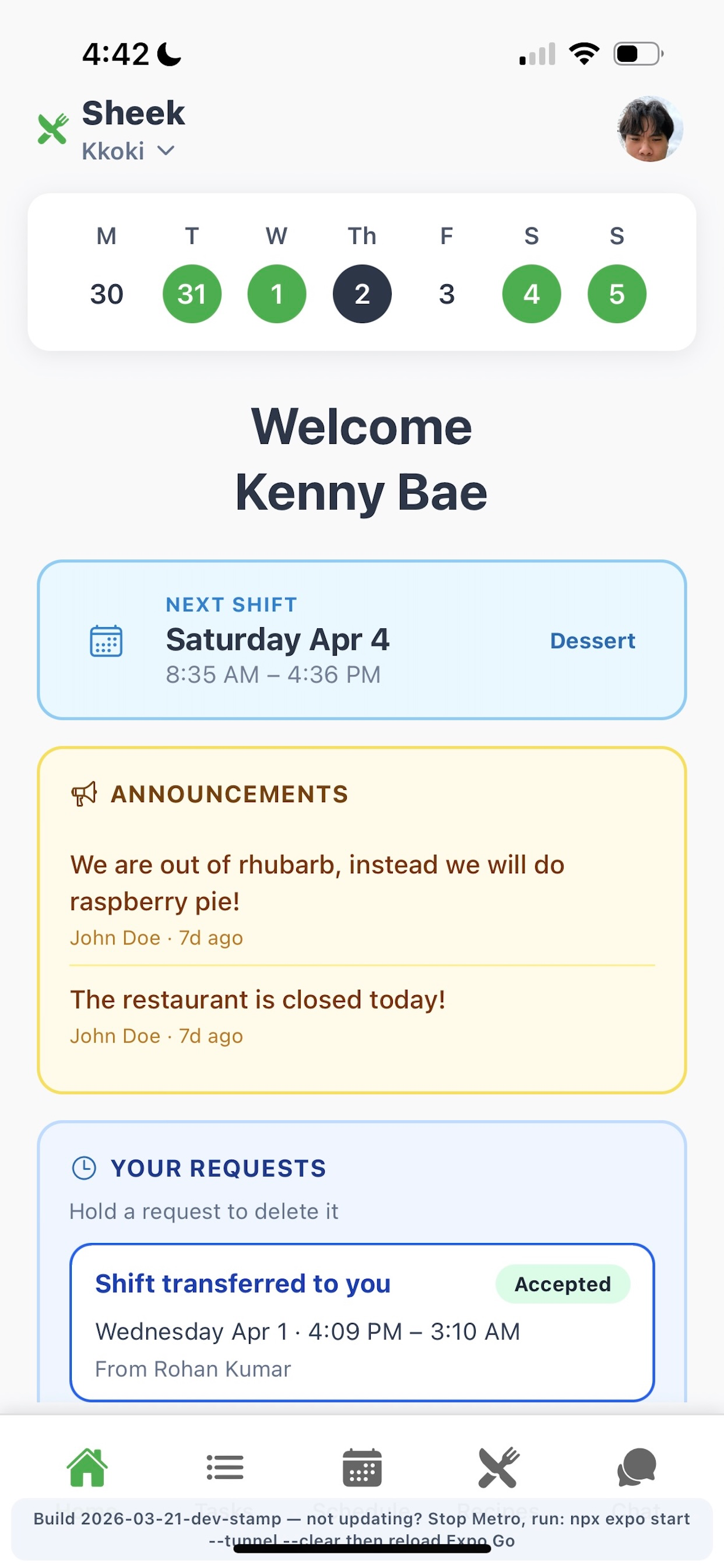 Sheek: Restaurant Software screenshot 6