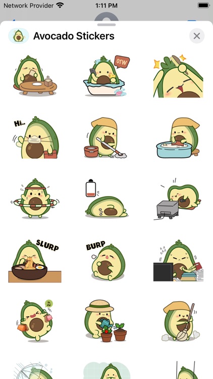 Avocado Stickers - WAStickers screenshot-3