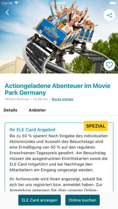 ELE Card App Screenshot