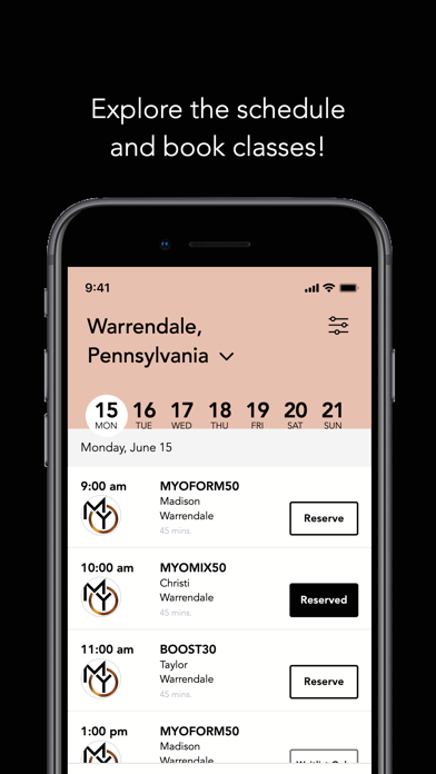 MYO STUDIO iPhone screenshot 3 - Health & Fitness app