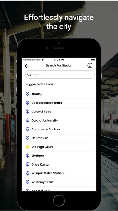 Metro Schedule - Ahmedabad Screenshot