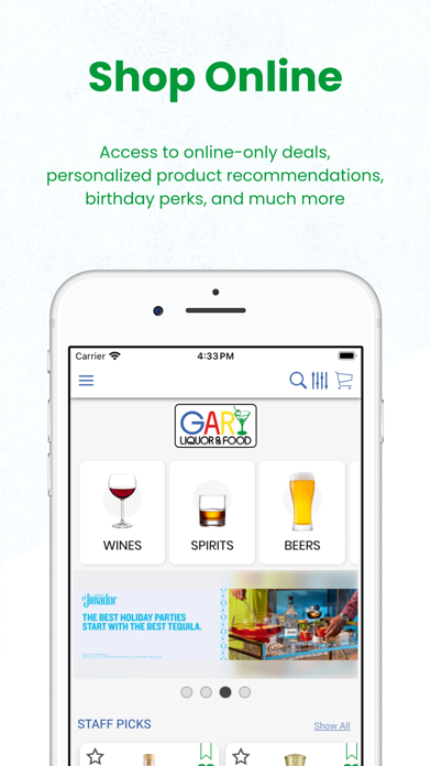 Gary Liquor and Food Screenshot 1 - AppWisp.com Gary Liquor and Food Screenshot 1 - AppWisp.com