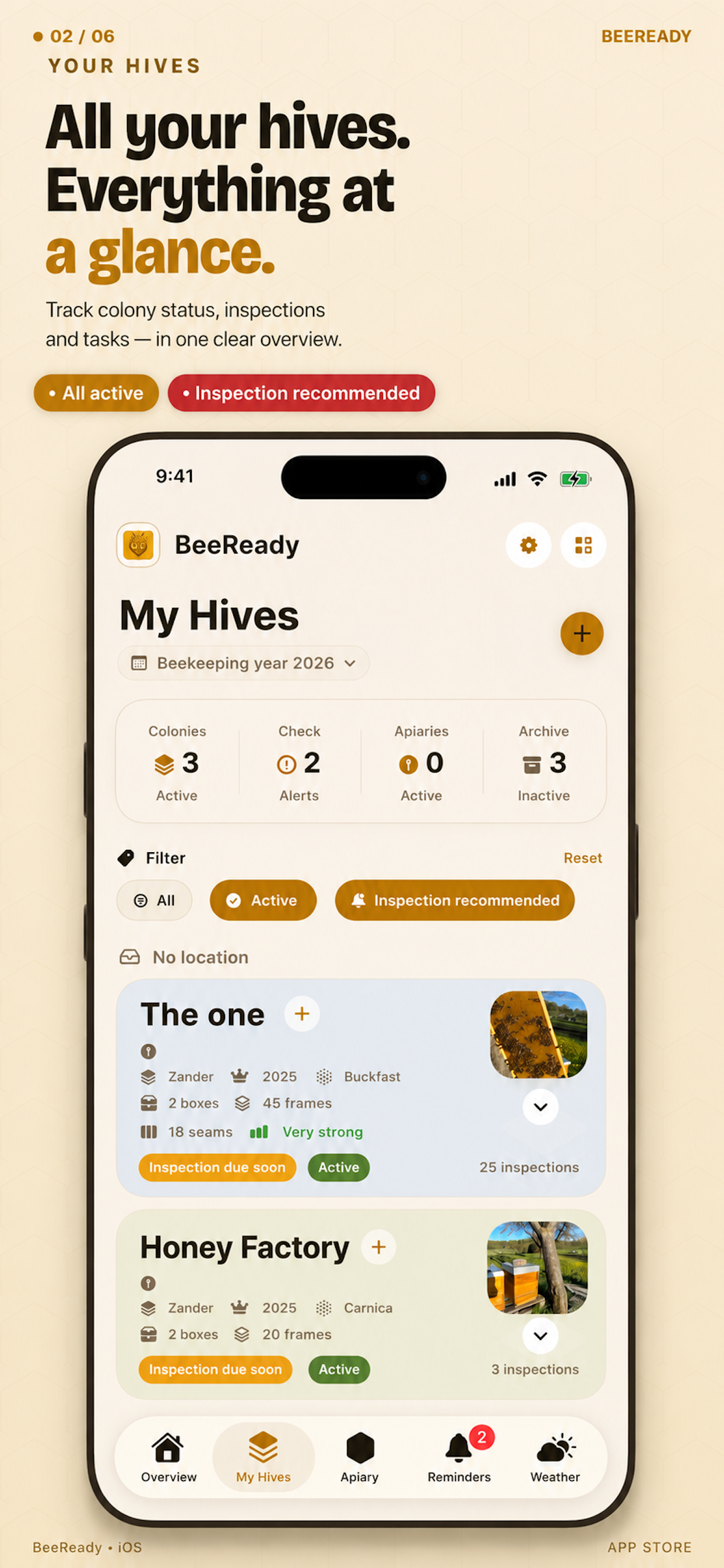 BeeReady – Modern BeeKeeping screenshot 2