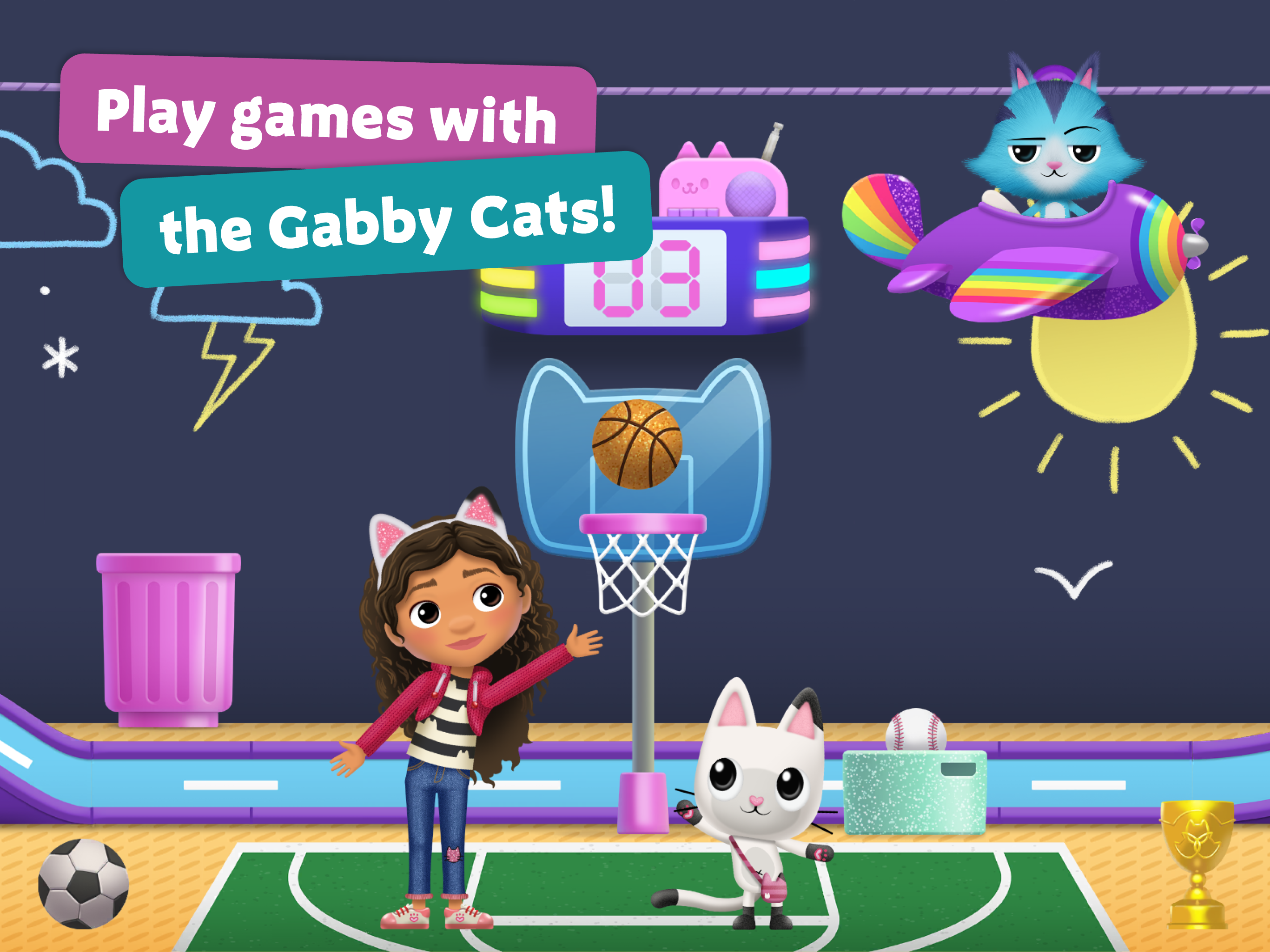 Gabbys Dollhouse: Cat Games