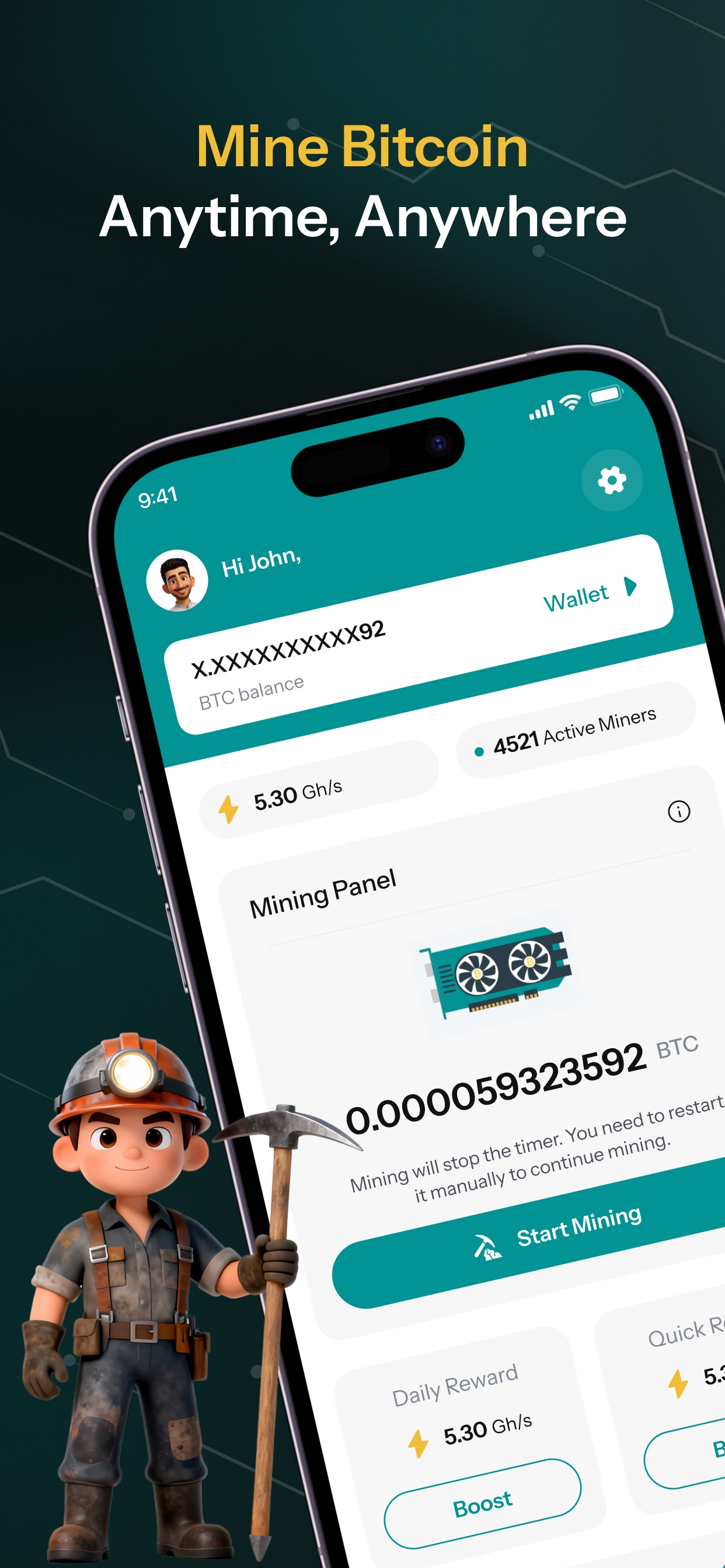 Nova Bitcoin Pool screenshot 1