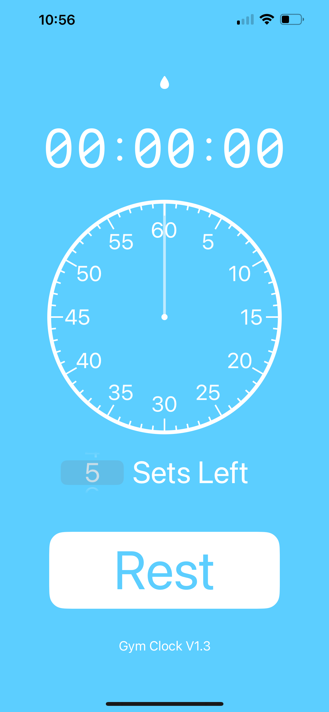 GymClock. 截图
