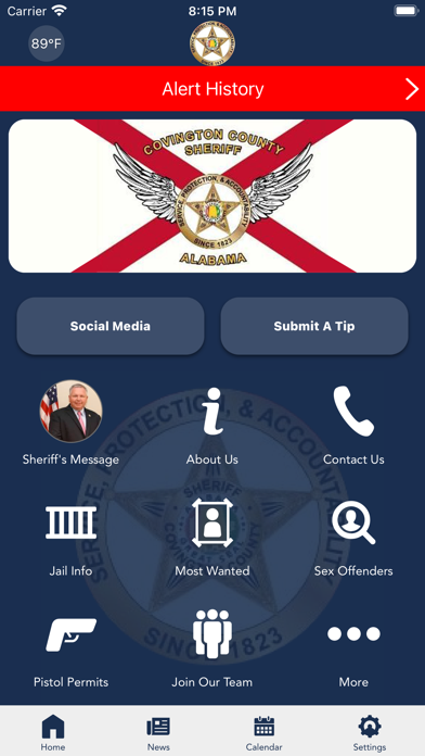 Covington County Sheriff AL Screenshot