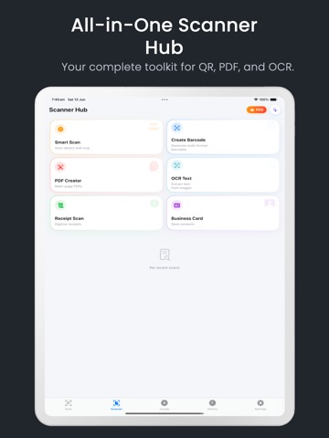 CodeLens: QR & Barcode Reader iPad screenshot