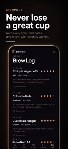 BrewPilot: Coffee Ratio Timer Screenshot 3 of 5