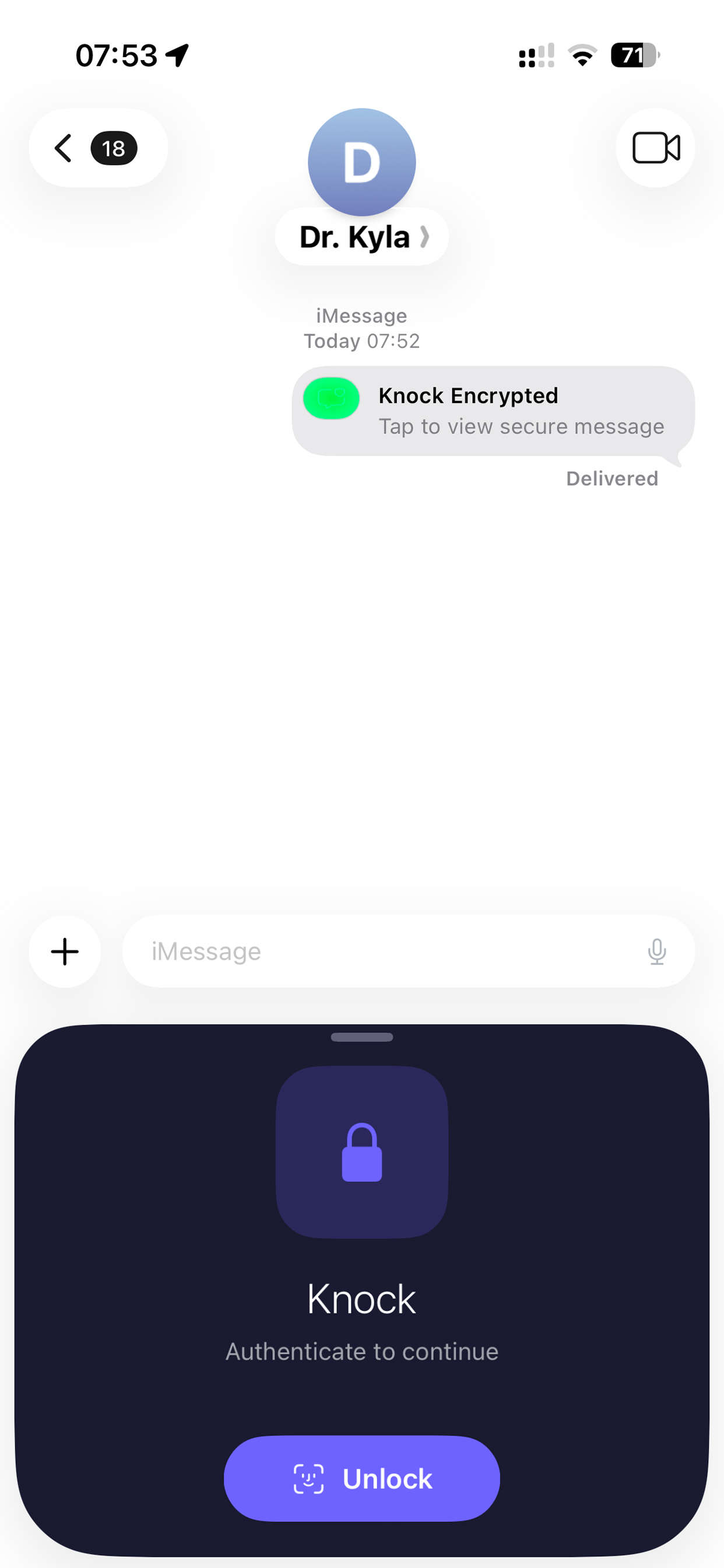 Knock Messaging screenshot 13