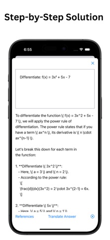 Easy Maths - AI Math Solver iPhone screenshot