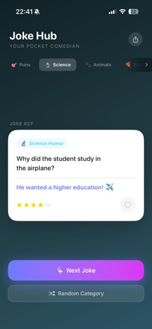 Joke Hub Screenshot 2 of 3