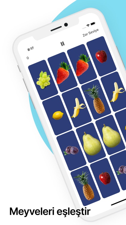 Match Cards - Fruits Game