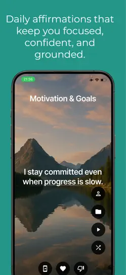 Скриншот AffirMates на iPhone 6