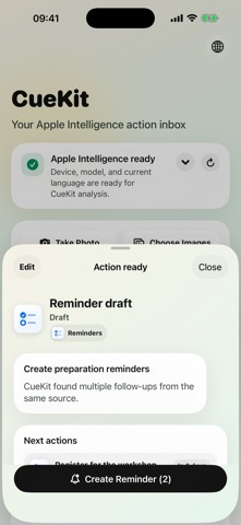 CueKit: Action Planner Screenshot 5 of 5