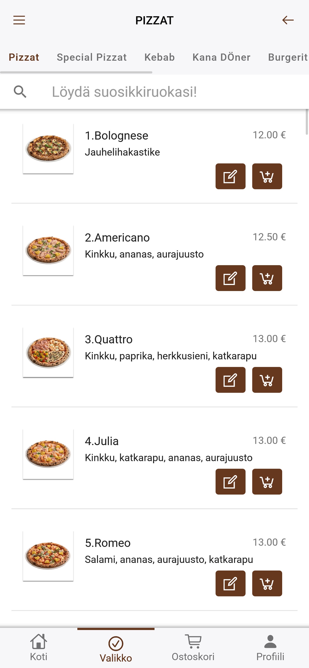 Screenshot 2 of Pukkilan Pizza Kebab Grilli