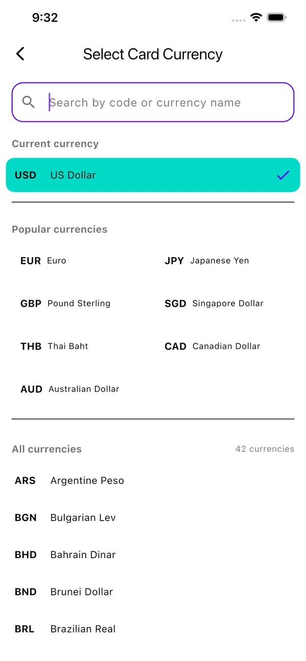 Screenshot #2 pour Credit Card Exchange Rate