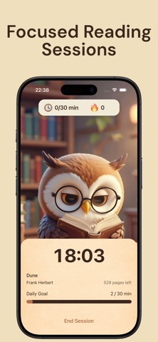 Hootly – Daily Reading Tracker screenshot
