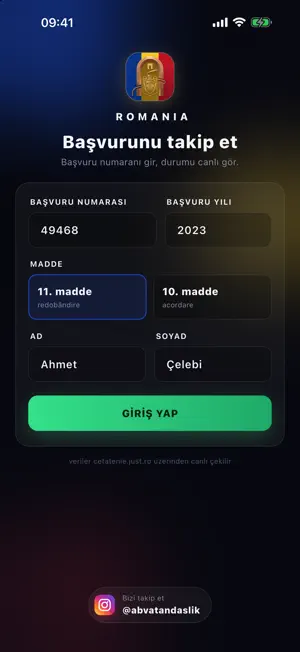 Romanya Vatandaşlık screenshot 1