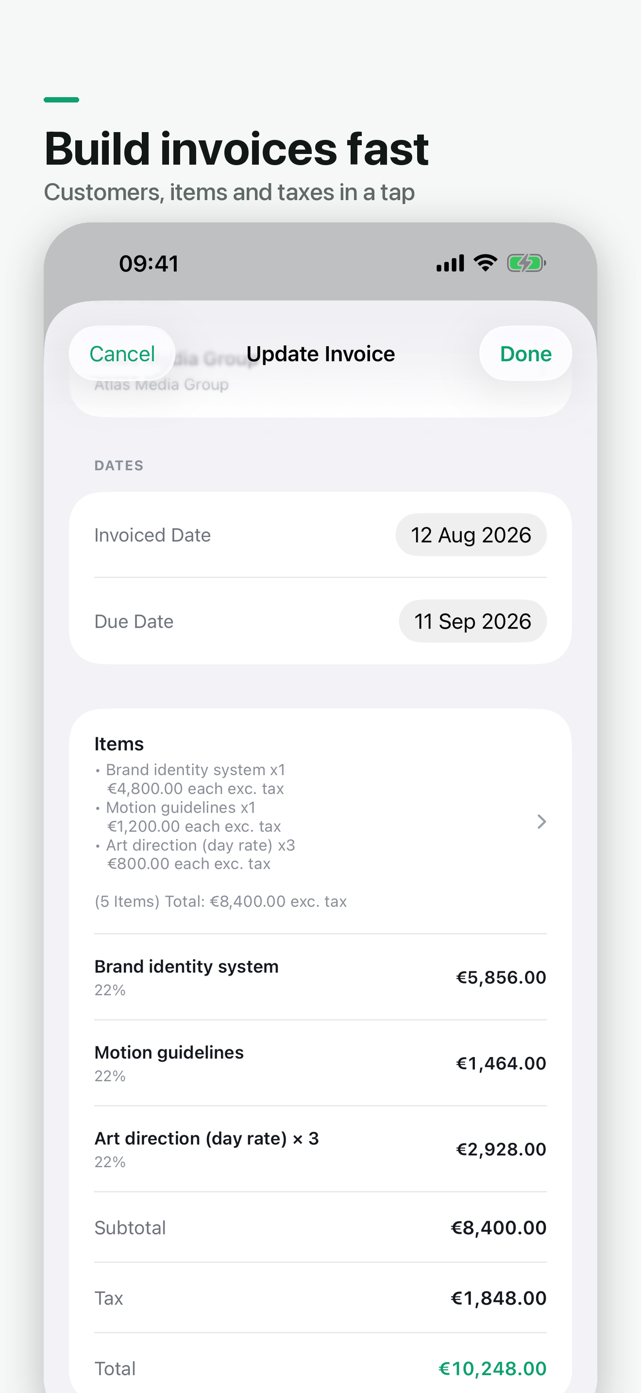 Invoices & Estimates screenshot 3