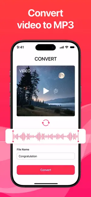 Audio Converter: Video to MP3ㅤ iPhone screenshot 1